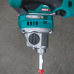 Makita - 40V Max Brushless Paddle Mixer M14 Shaft - Includes 4.0Ah Battery & Single Port Rapid Charger | UT001GM102