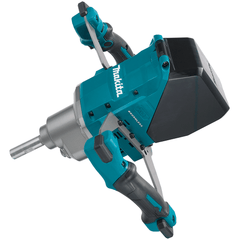Makita - 40V Max Brushless Paddle Mixer M14 Shaft - Includes 4.0Ah Battery & Single Port Rapid Charger | UT001GM102