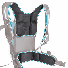 Makita - 40V Max Brushless Backpack Vacuum - Tool Only | VC008GZ06
