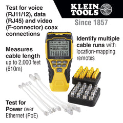 Klein Tools - Scout Pro 3 Tester W Locator Remote Kit | A-VDV501-852