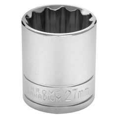 Trax - 27mm 12PT 1/2" Standard Socket | ARX-98799