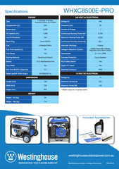 Westinghouse - WP - WHXC8500E - PRO - Industrial Shed