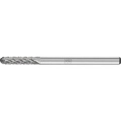 PFERD - Dia. 03 x 13mm Tungsten Carbide Burr Cylindrical with Radius End Wrc Shank Dia. 3mm Z3P Universal Medium Cross Cut | 21205183